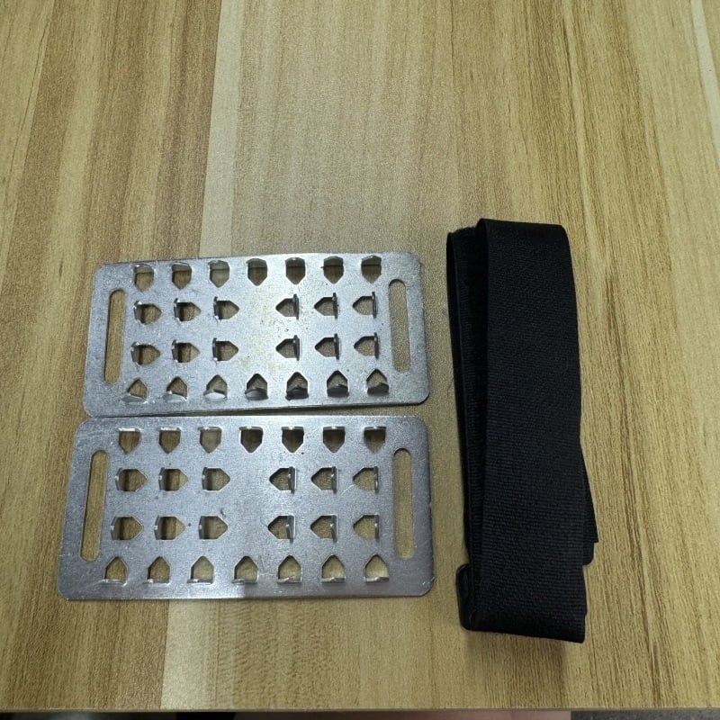 Κραμπόνια για παπούτσια Qiling – αλουμίνιο, αντιολισθητικά, για πάγο και χιόνι, 1 ζεύγος