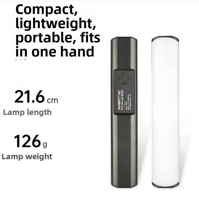 BL06 RGB LED kitöltő fény, hordozható fotózás világítás, 6W, USB 5V 1A, beépített akkumulátor