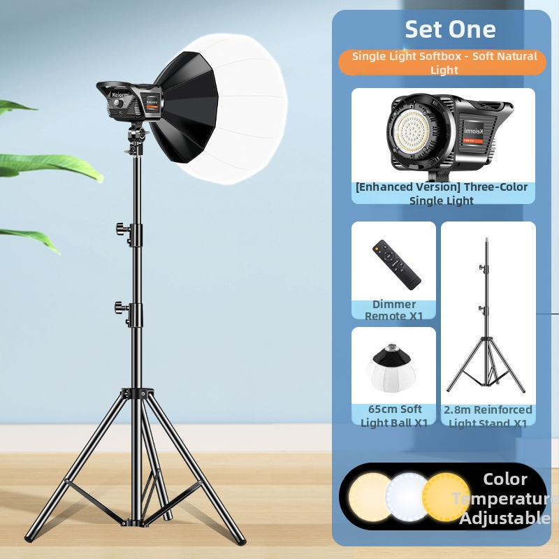 Profesionálne osvetlenie pre fotografovanie pre živé vysielanie | 100W LED, hlava E14, 110V, stmievateľné