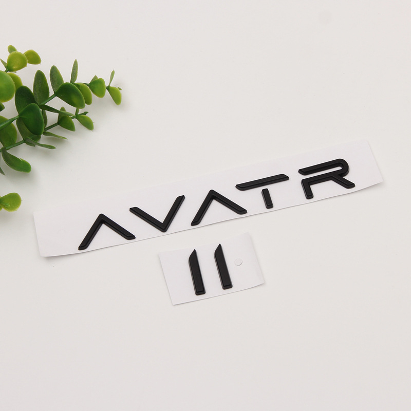 Avita 3D automobilska emblema s engleskim slovima Avatr-11, samoljepljiva karoserijska naljepnica