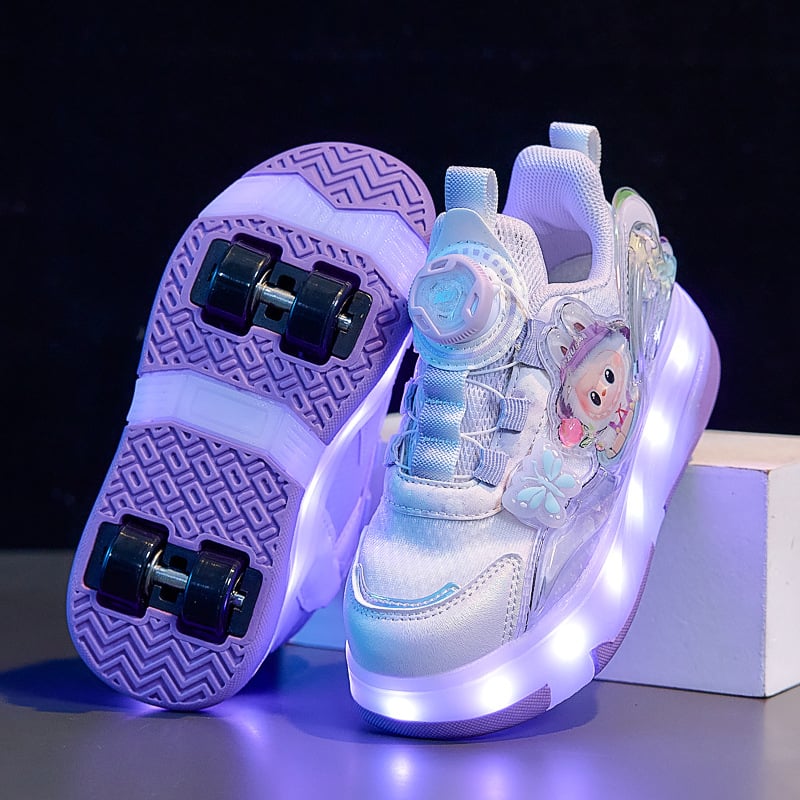 Weishi Heelys lányoknak - PU kerekek, kétkerekű görkocsi, hivatalos magánmárka