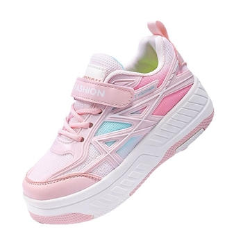 Yitu dječje tenisice s četiri kotača – Heelys, PU kotači, prozračnost, LED svjetla