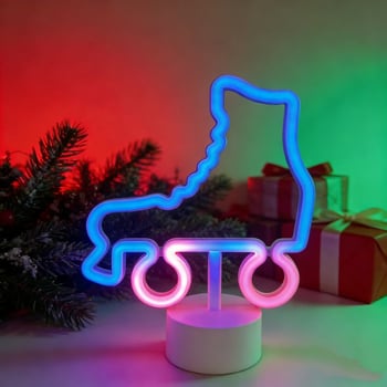 Lampa de noapte LED pentru modelare (E14, carcasă din plastic, intrare 3V, stil abstract, durată de viață 3–5 ani)