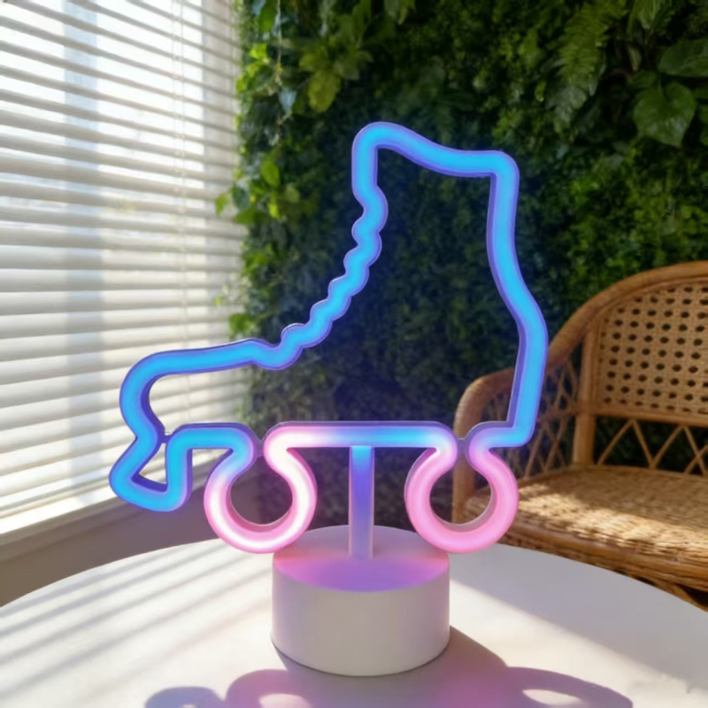 Lampa de noapte LED pentru modelare (E14, carcasă din plastic, intrare 3V, stil abstract, durată de viață 3–5 ani)