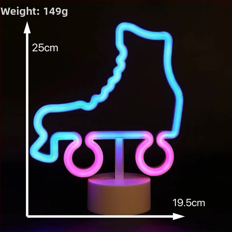 Lampa de noapte LED pentru modelare (E14, carcasă din plastic, intrare 3V, stil abstract, durată de viață 3–5 ani)