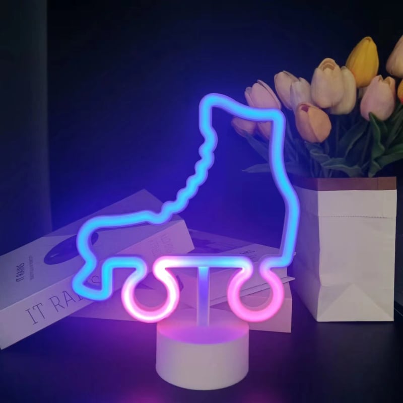 Lampa de noapte LED pentru modelare (E14, carcasă din plastic, intrare 3V, stil abstract, durată de viață 3–5 ani)