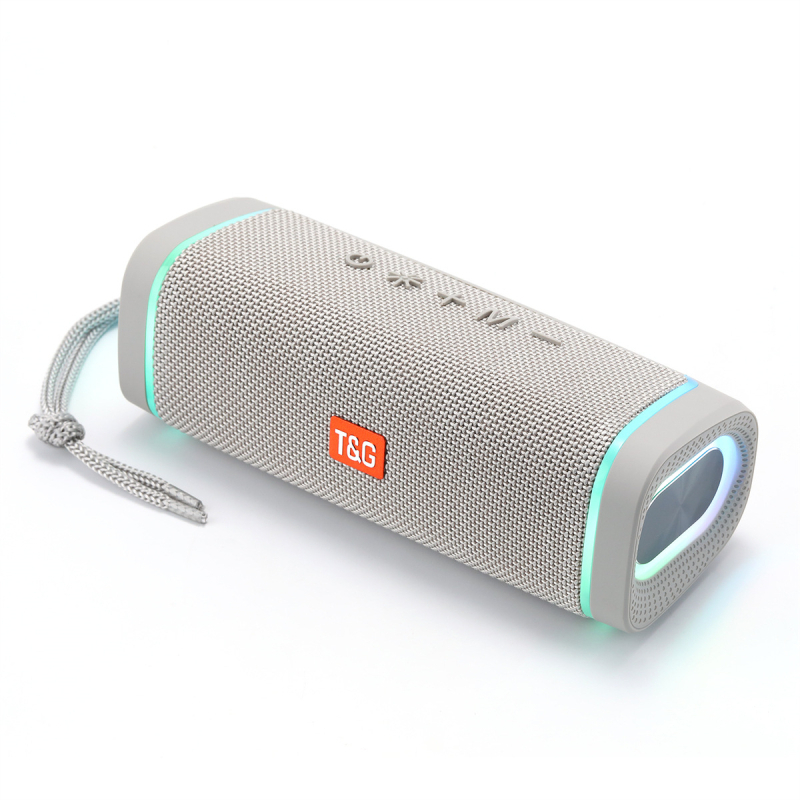 TG375 bežični Bluetooth zvučnik s LED svjetlima, IPX4 vodootporan, 10W, ugrađena baterija 1200-2000mAh, frekvencijski odziv 100Hz-20kHz