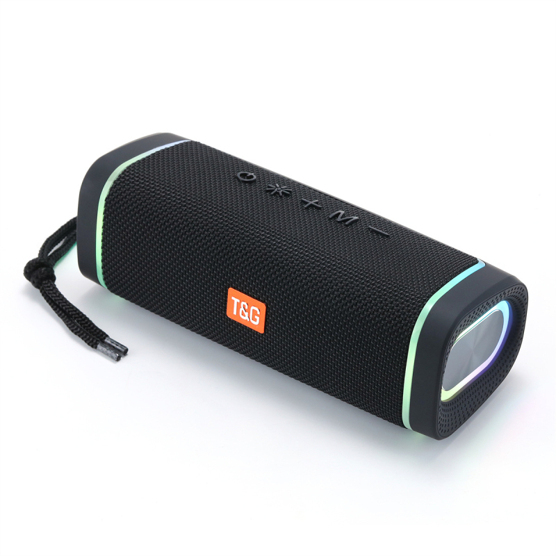 TG375 bežični Bluetooth zvučnik s LED svjetlima, IPX4 vodootporan, 10W, ugrađena baterija 1200-2000mAh, frekvencijski odziv 100Hz-20kHz
