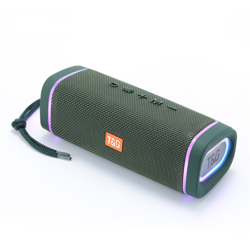 TG375 bežični Bluetooth zvučnik s LED svjetlima, IPX4 vodootporan, 10W, ugrađena baterija 1200-2000mAh, frekvencijski odziv 100Hz-20kHz