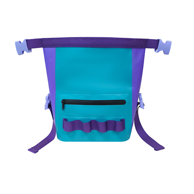 Vodootporna pojas torba, multifunkcionalna crossbody torba za vanjske aktivnosti; PVC materijal; unisex; pogodna za ribolov i planinarenje