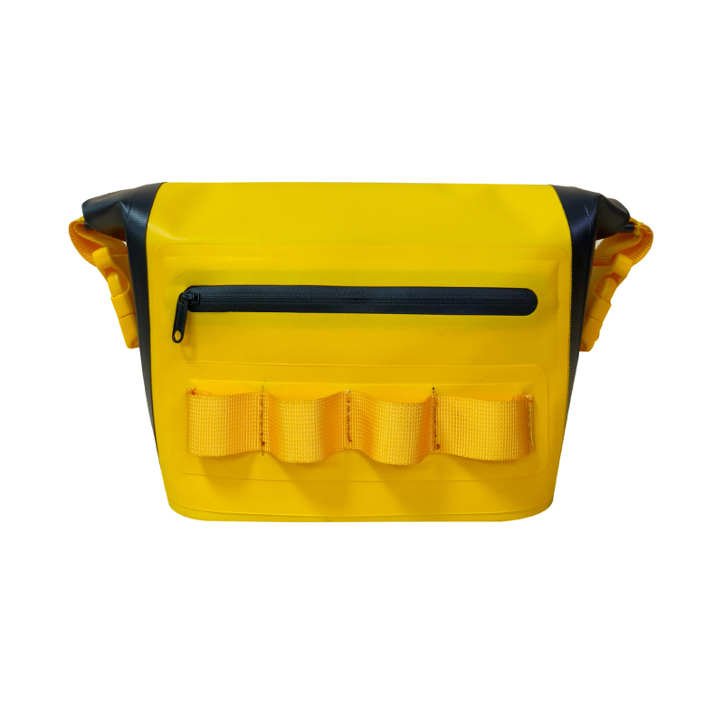 Vodootporna pojas torba, multifunkcionalna crossbody torba za vanjske aktivnosti; PVC materijal; unisex; pogodna za ribolov i planinarenje