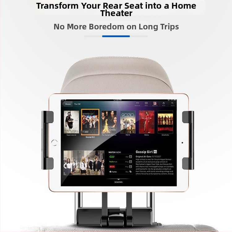 Držiak na tabletu alebo telefón do auta, pre zadné sedadlo, vysúvateľný, otočný o 360°, skladateľný, model PB-45B