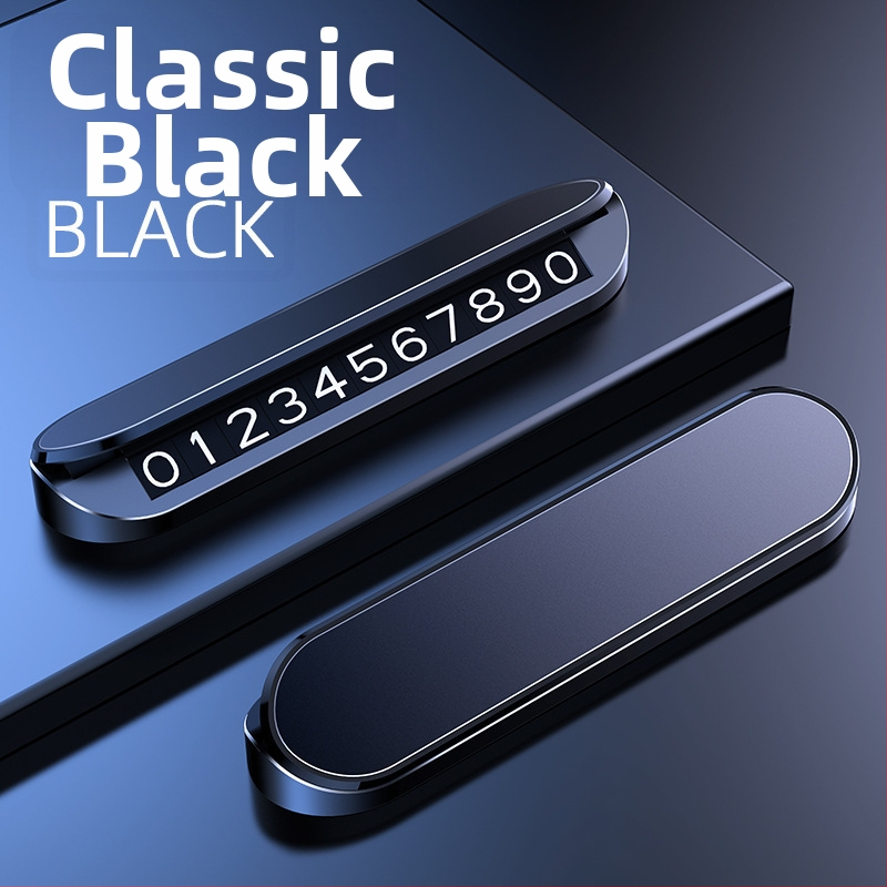 Automobilová dočasná parkovacia tabuľka s vlastným logom, plast, model V4, tlač loga k dispozícii, skrytý typ