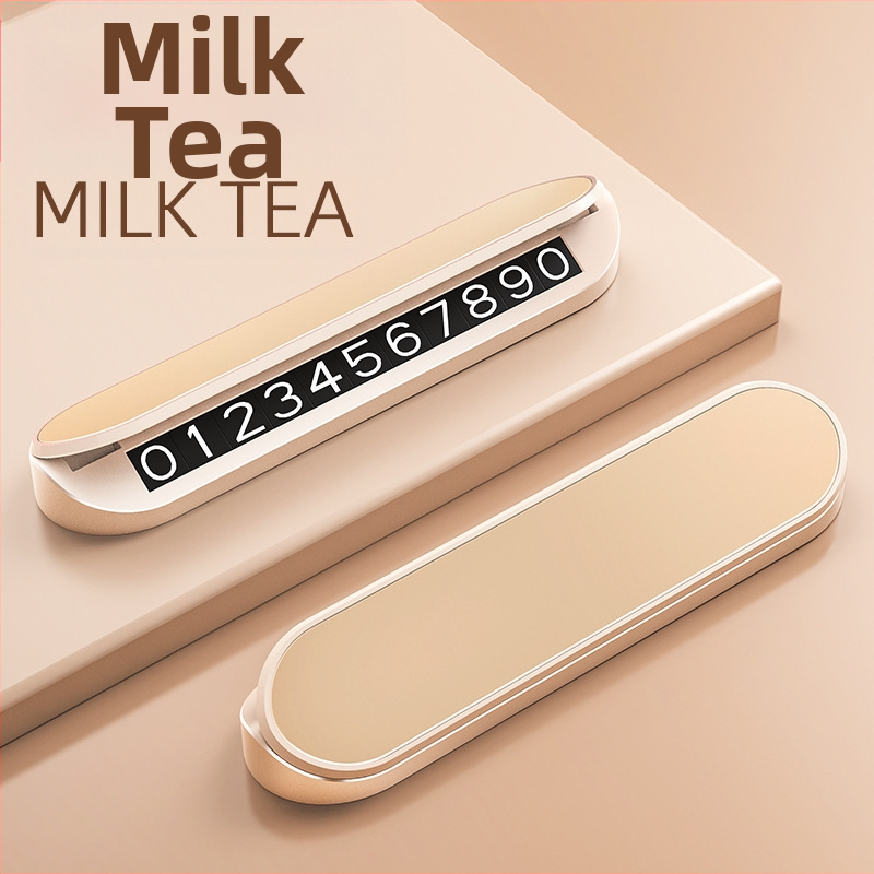 Automobilová dočasná parkovacia tabuľka s vlastným logom, plast, model V4, tlač loga k dispozícii, skrytý typ