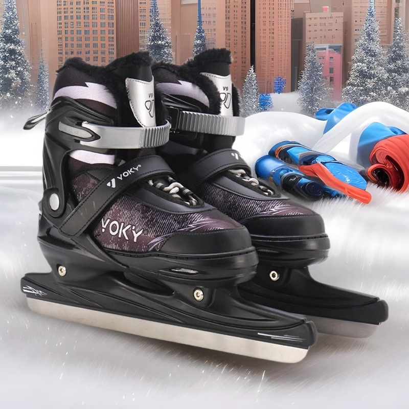 VOKY figure skates – oštrica od nehrđajućeg čelika, duljina oštrice 38 cm, potplat: drugi materijal