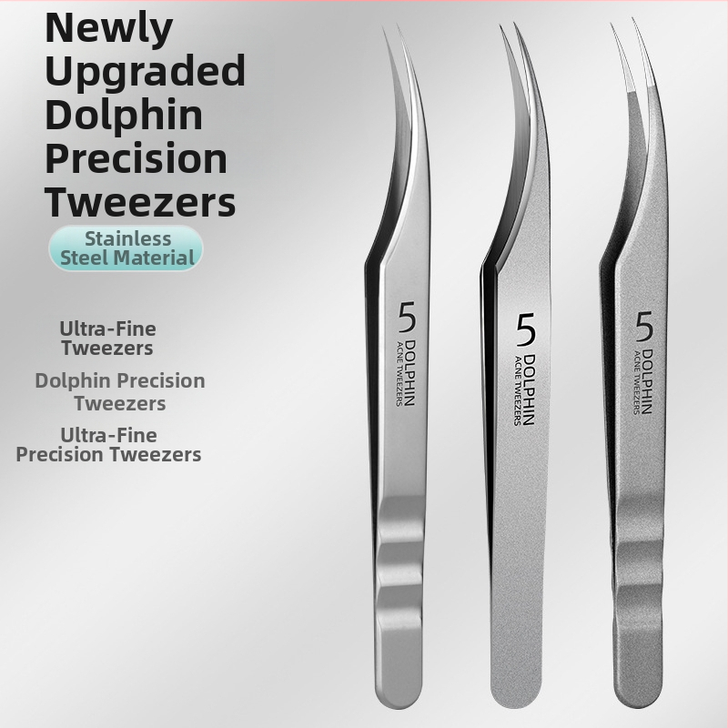 Sada nástrojov na akné z nehrdzavejúcej ocele: klipsy na čierne bodky a ihly na akné