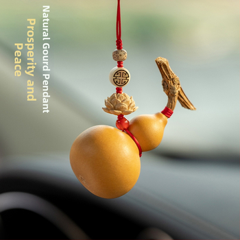 Drevený prívesok do auta v tvare tekvice, moderný vnútorný dekor