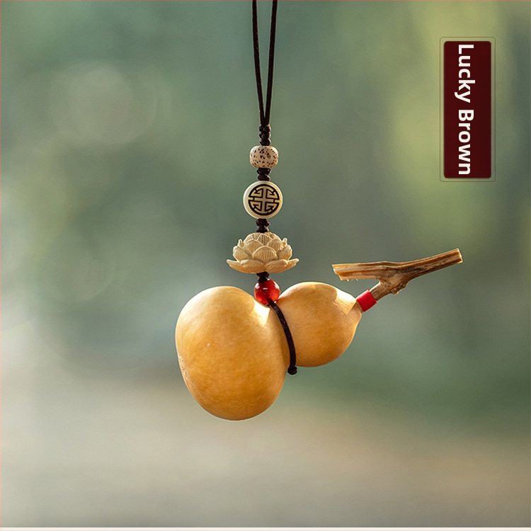 Drevený prívesok do auta v tvare tekvice, moderný vnútorný dekor