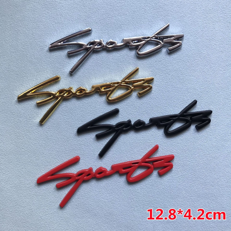 Logo automobila od cinkovog legura – sportska verzija, naljepnica za karoseriju i stražnji dio