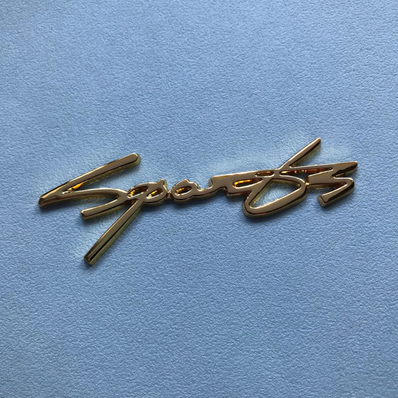 Logo automobila od cinkovog legura – sportska verzija, naljepnica za karoseriju i stražnji dio