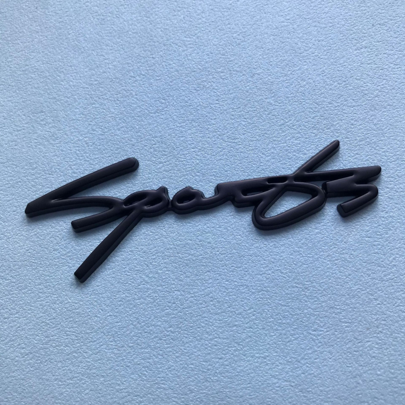 Logo automobila od cinkovog legura – sportska verzija, naljepnica za karoseriju i stražnji dio