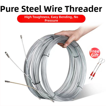 Jiaxin Nástroj na pretiahnutie káblov pre elektrické rozvody — nástroj na pretiahnutie cez PVC rúry, model Threader, použitie: inštalácia a pretiahnutie káblov