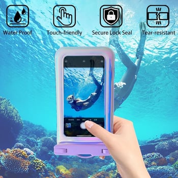 Vodootporna torbica za telefon, TPU, kapitet 7,5 inča, univerzalni stil, za ronjenje, plažu i vanjsku upotrebu