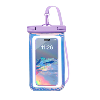 Vodootporna torbica za telefon s prelivenim bojama i PVC, kompatibilna s dodirnim zaslonom, za plivanje i ronjenje