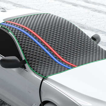 Auto sjenilo za polovicu tijela, aluminijska folija, ugradnja klikom, za prednji dio