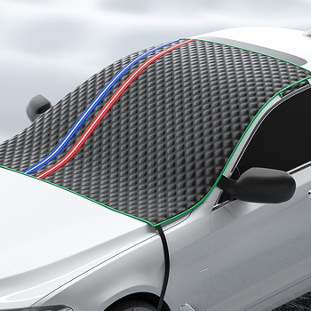 Auto sjenilo za polovicu tijela, aluminijska folija, ugradnja klikom, za prednji dio