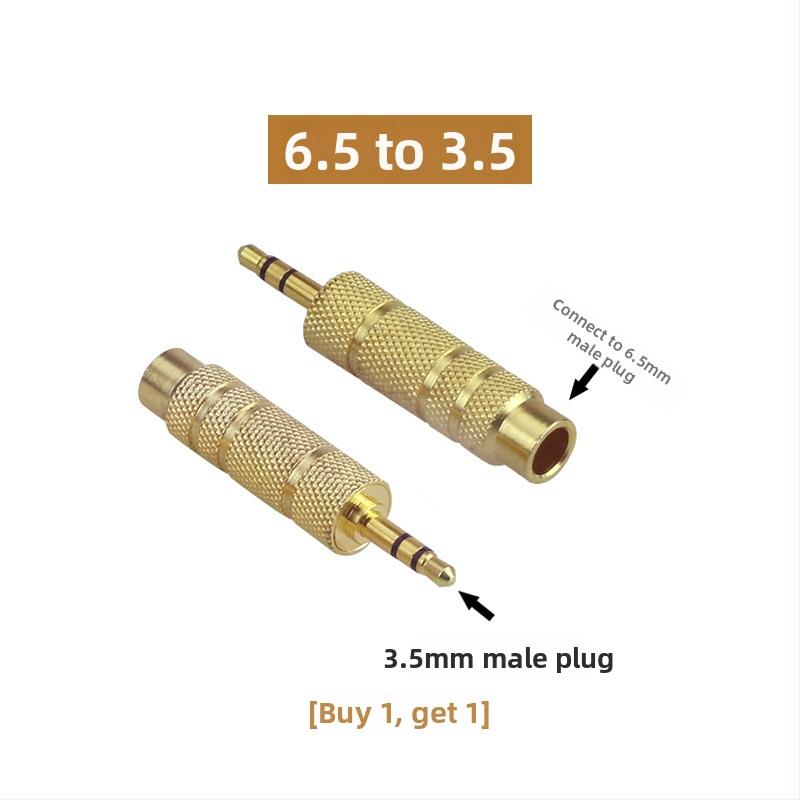 3.5mm/6.5mm Lotus Head adapter za audio opremu – zvučnike, mikrofone, pojačala i mikserima