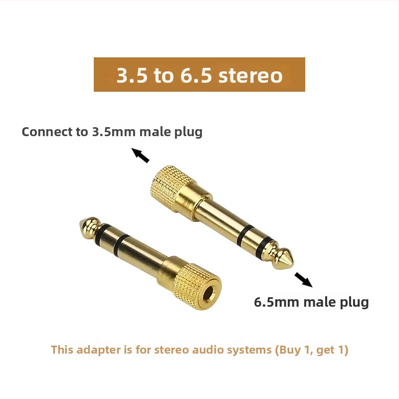3.5mm/6.5mm Lotus Head adapter za audio opremu – zvučnike, mikrofone, pojačala i mikserima