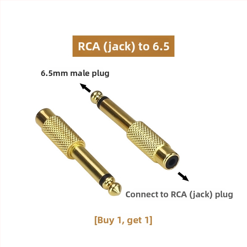 3.5mm/6.5mm Lotus Head adapter za audio opremu – zvučnike, mikrofone, pojačala i mikserima