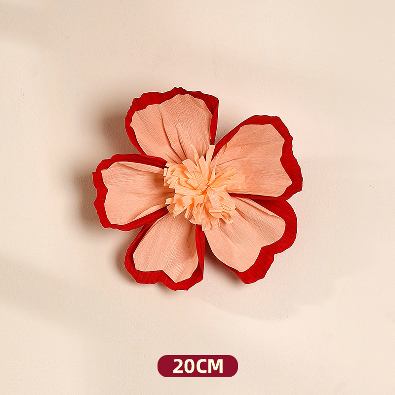 3D svadbena dekoracija s dvostrukim slojem naboranih cvjetova za pozadinu zida | Materijal: Papir | Pakiranje: Opp bag | Uvoz: Ne | Namjena: Vjenčanje