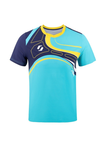 Stiga stolni tenis kratka majica za profesionalne natjecanje i trening – prozračna, brzo se suši, upija znoj; proljeće, unisex, češano pamuk s vlaknima koje sadrže klor