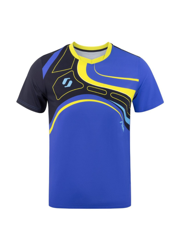 Stiga stolni tenis kratka majica za profesionalne natjecanje i trening – prozračna, brzo se suši, upija znoj; proljeće, unisex, češano pamuk s vlaknima koje sadrže klor