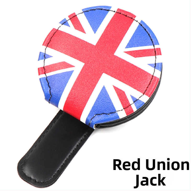 Klip na okuliare pre slnečný vizor auta, PU koža, kompatibilný s BMW Mini