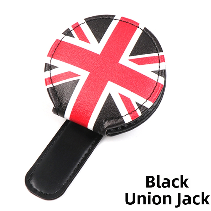 Klip na okuliare pre slnečný vizor auta, PU koža, kompatibilný s BMW Mini