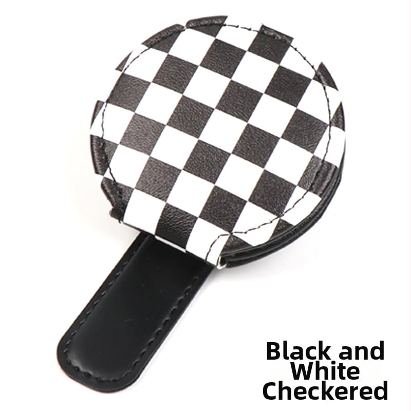 Klip na okuliare pre slnečný vizor auta, PU koža, kompatibilný s BMW Mini