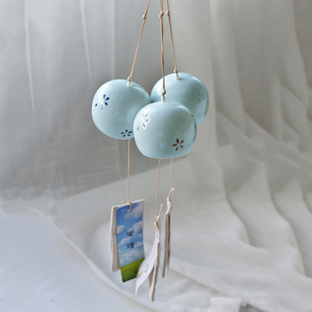 Pandantiv lucrat manual, clopot de vânt, stil japonez, simplitate modernă; Material: Alt; Brand: Unique; Categoria: Pandantiv