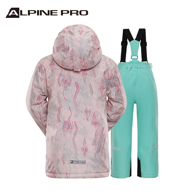 Gyerek síoverál, uniszex, őszi-téli kültéri hegymászáshoz, vastag, szél- és vízálló 5000, Space Cotton töltet, poliészter bélés