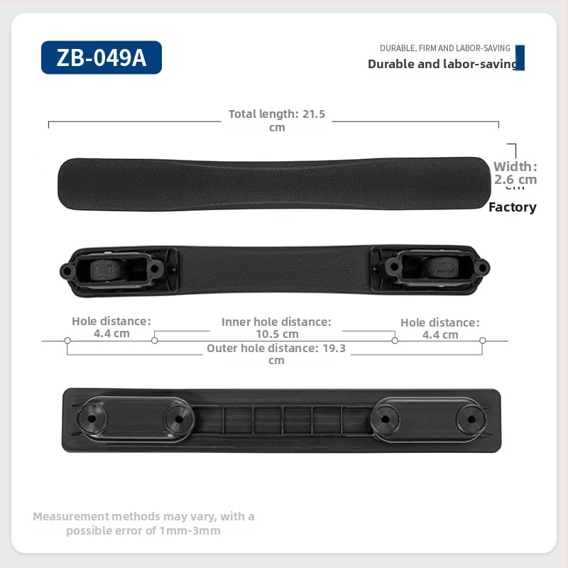 Yongfeng PVC водоустойчива дръжка за багаж – аксесоар за пътуване, пролет 2025, стил за отдих