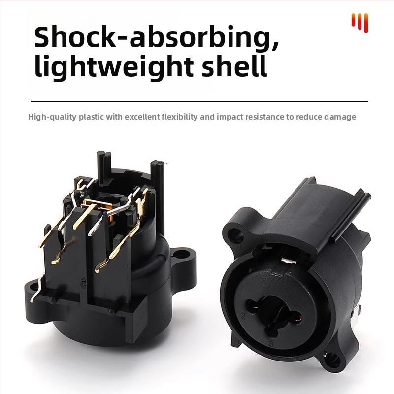 AVSSZ COMBO двуфункционален аудио конектор за микрофонен интерфейс – PCB конектор с 8 пина, меден изолатор, за усилвател, миксер и говорител