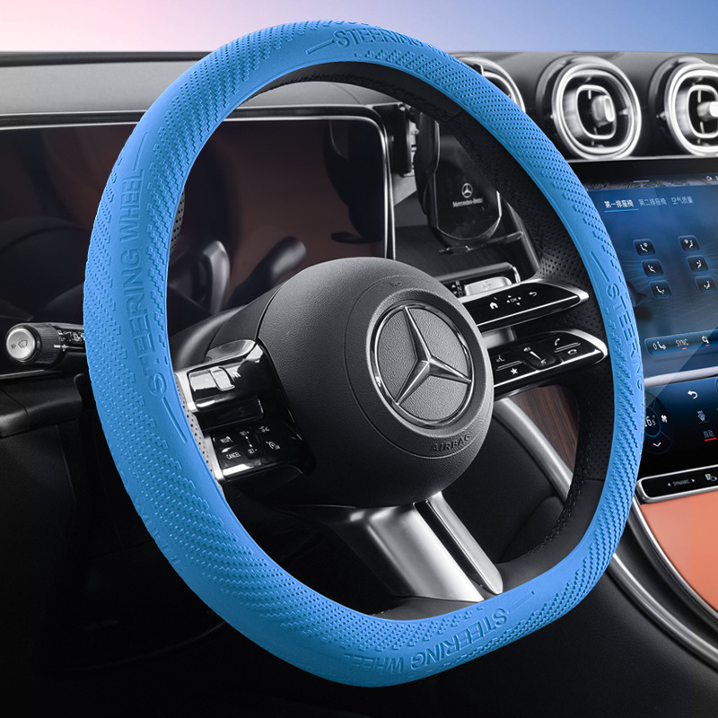 Navlaka za volan automobila – silikonska površina, univerzalna instalacija, za sve sezone, univerzalna kompatibilnost