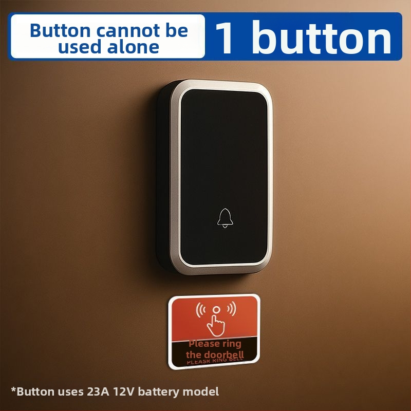 Bezdrôtový videový zvon do domu s ultra dlhou dosahom, hlasný zvon, vodeodolný dizajn, diaľkové ovládanie pre volanie seniorov