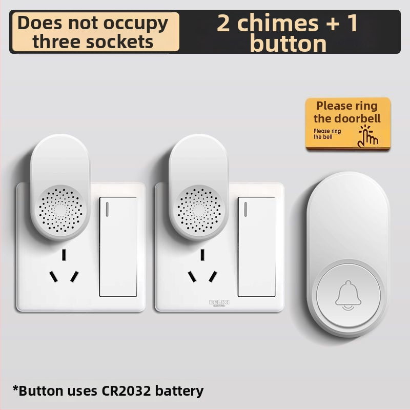 Bezdrôtový videový zvon do domu s ultra dlhou dosahom, hlasný zvon, vodeodolný dizajn, diaľkové ovládanie pre volanie seniorov