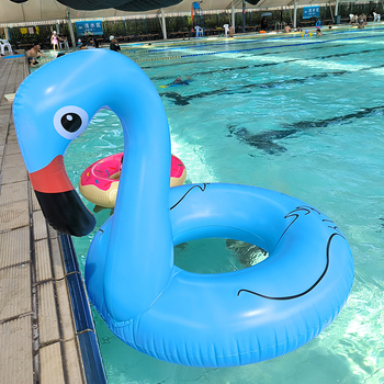 Veliki napuhivani flamingo plivački krug za odrasle