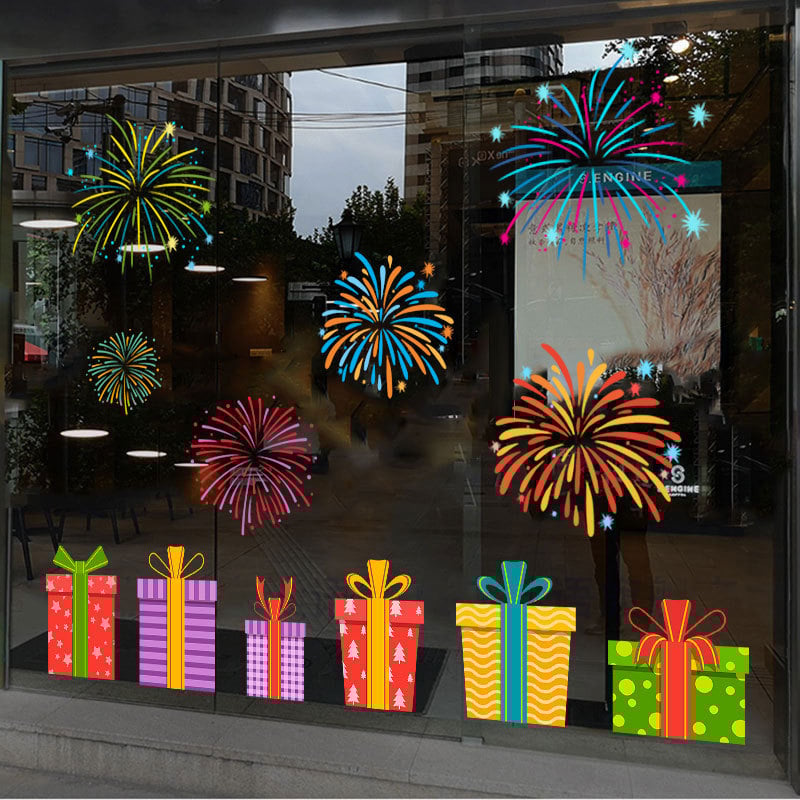 Декоративен PET стенен стикер, тема Годината на коня, модерен минималистичен стил, 1 бр., подходящ за хол, спалня и кабинет