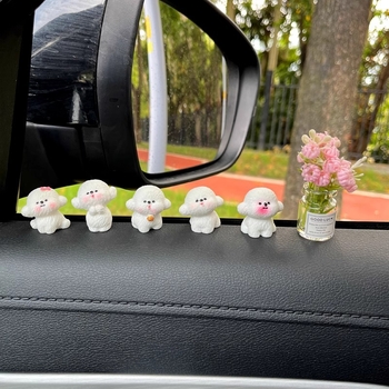 Automobilska dekorativna figura od smole, karikaturalnog stila, unutarnja dekoracija, 1 kom.