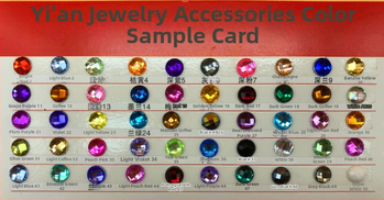 Akrilne rhinestones s plosnim dnom i kariranom površinom za DIY nakit